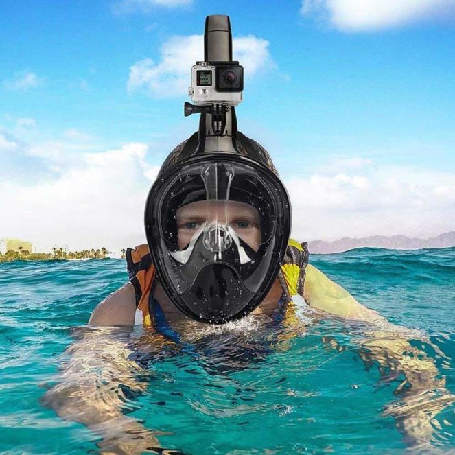 Full face snorkel masker