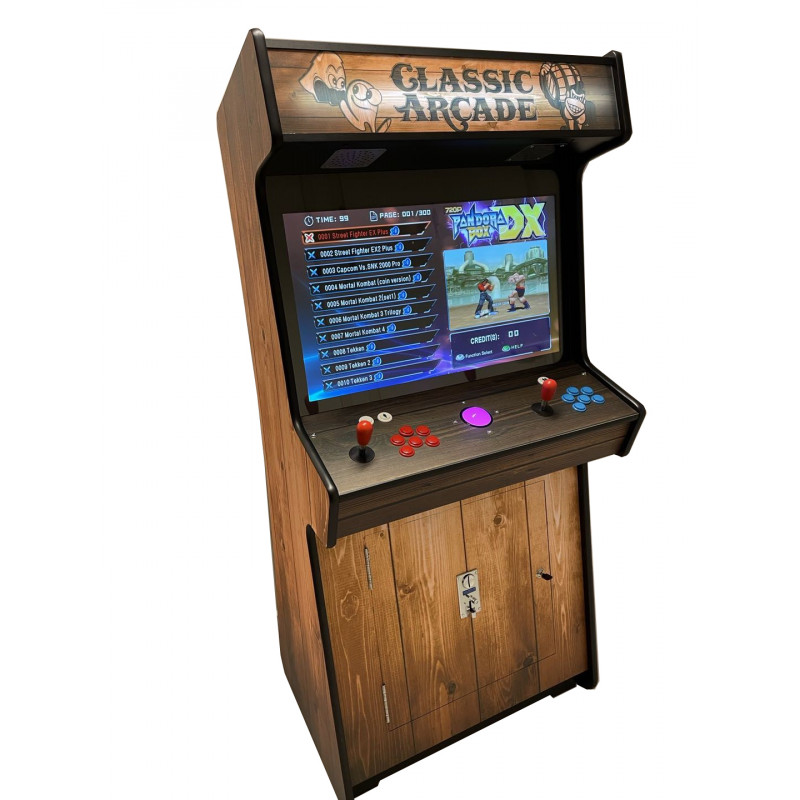 Classic arcade kast houtlook - 32''