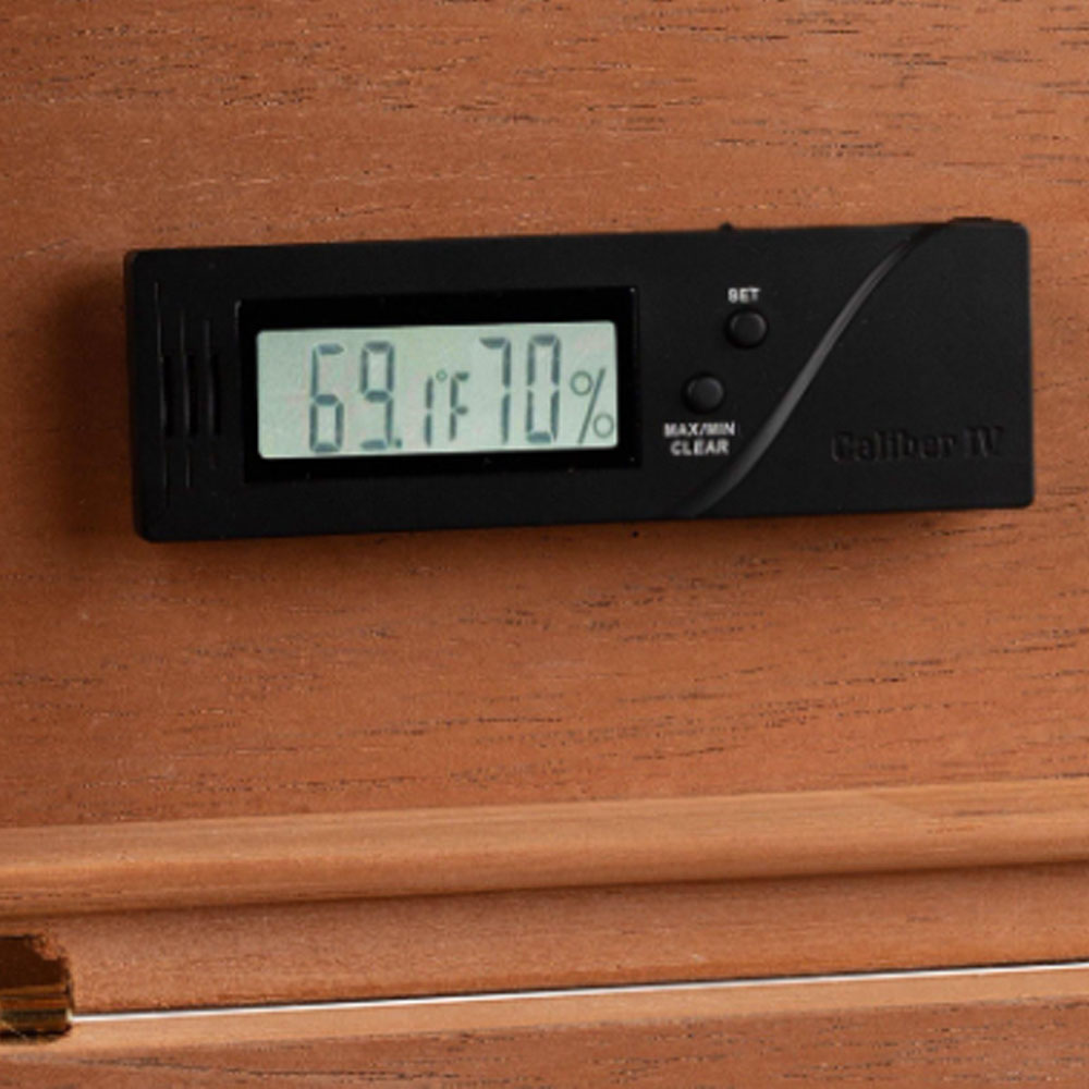 Cigar Oasis Caliber IV Digital Hygrometer for Cigar Humidors