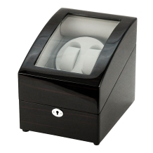Double watchwinder ebony