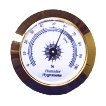 Analoge hygrometer goud 46 mm 