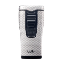 Monaco triple flame carbon silver - Colibri