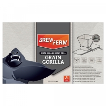 Moutmolen Grain Gorilla - verstelbare RVS rollen