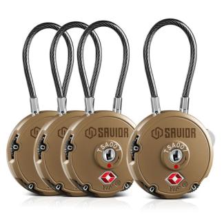 3-digit cable lock 4-pack - Savior Equipment
