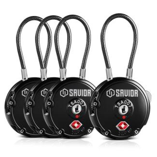 3-digit cable lock 4-pack - Savior Equipment