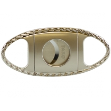 Sigarenknipper zilver champagne ovaal 