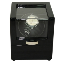 Singel watchwinder zwart