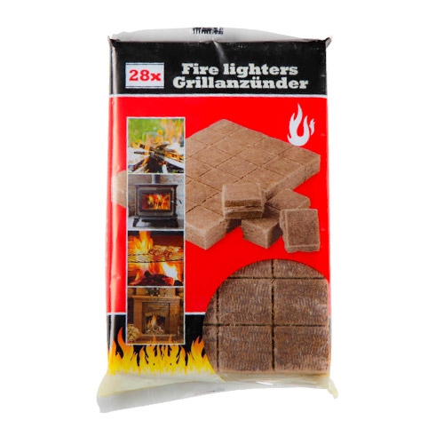 Aanmaakblokjes bruin - 28 stuks