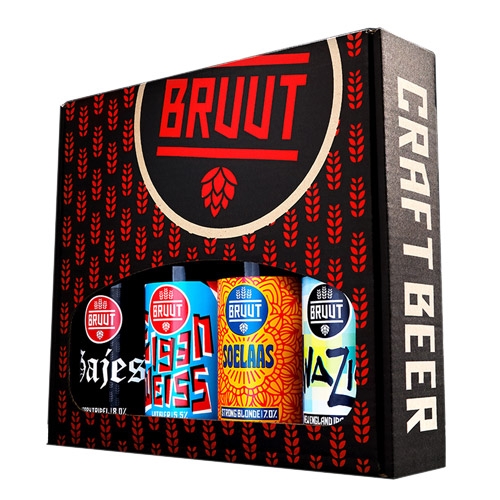 Brouwerij Bruut Cadeauverpakking 4-Pack