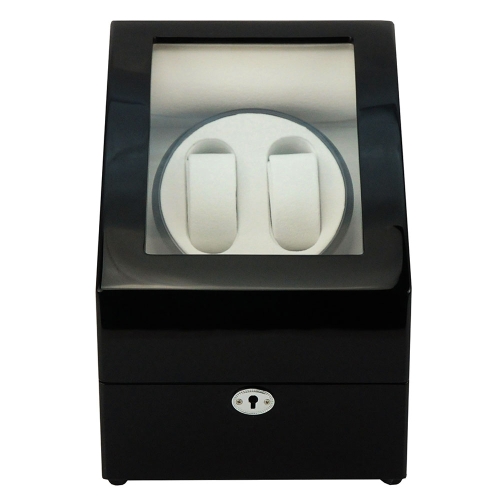 Double watchwinder zwart