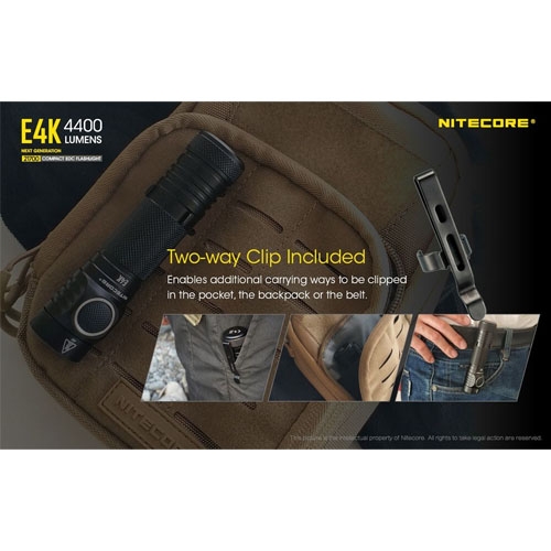E4K Zaklamp - Nitecore