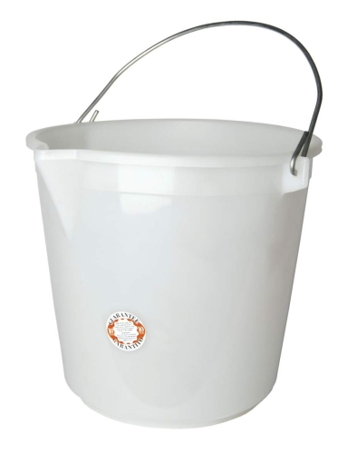 Emmer wit 25 l zonder deksel + giettuit