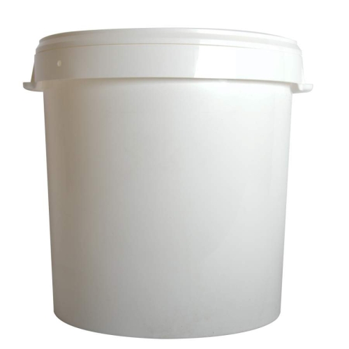 Emmer wit 30 L met deksel