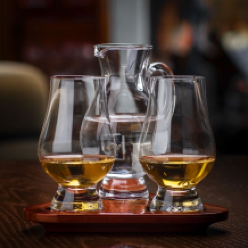 Flight set - 2 whisky glazen plus schenkkan - Glencairn