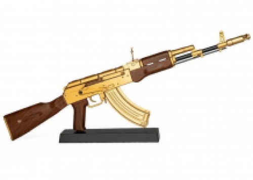 AK47 Gold Miniatuur - GoatGuns