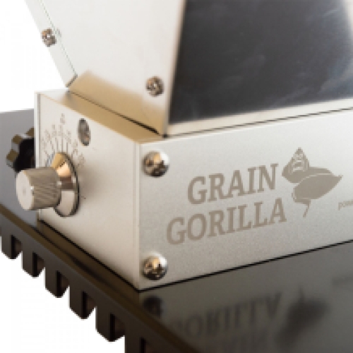 Moutmolen Grain Gorilla - verstelbare RVS rollen