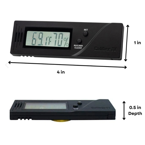 Hygrometer Caliber IV digitaal - Oasis