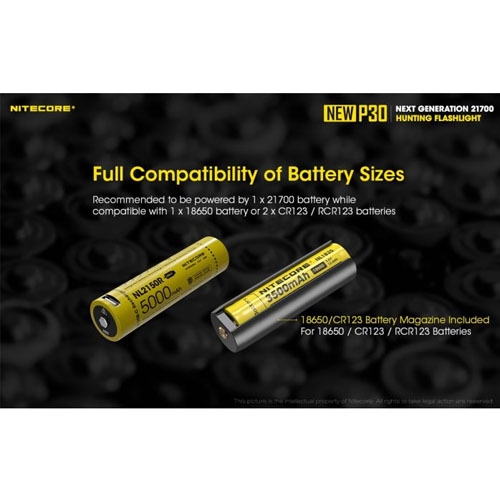 P30 Tactische Zaklamp - Nitecore