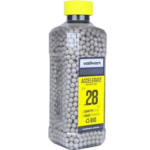 BB's Valken Accelerate Bio Fles - 2500 st