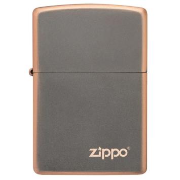 Zippo Rustic bronze with logo